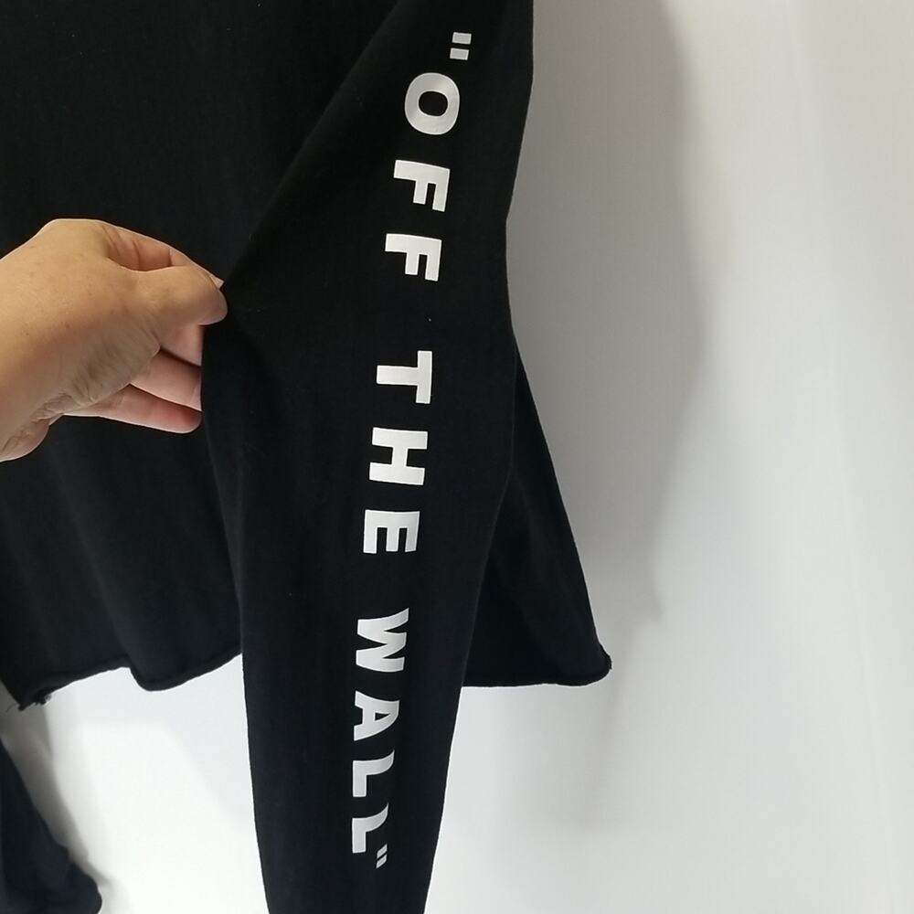 Vans Sweatshirt Medium Long Sleeve Cropped - Picture 6 of 8